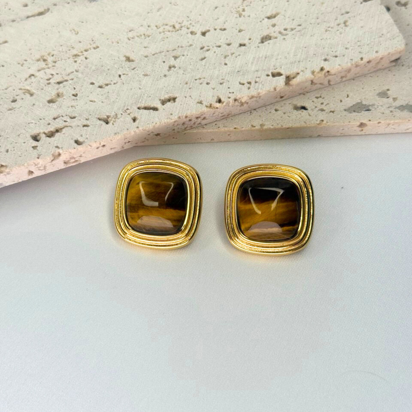 Cabochon Block Studs