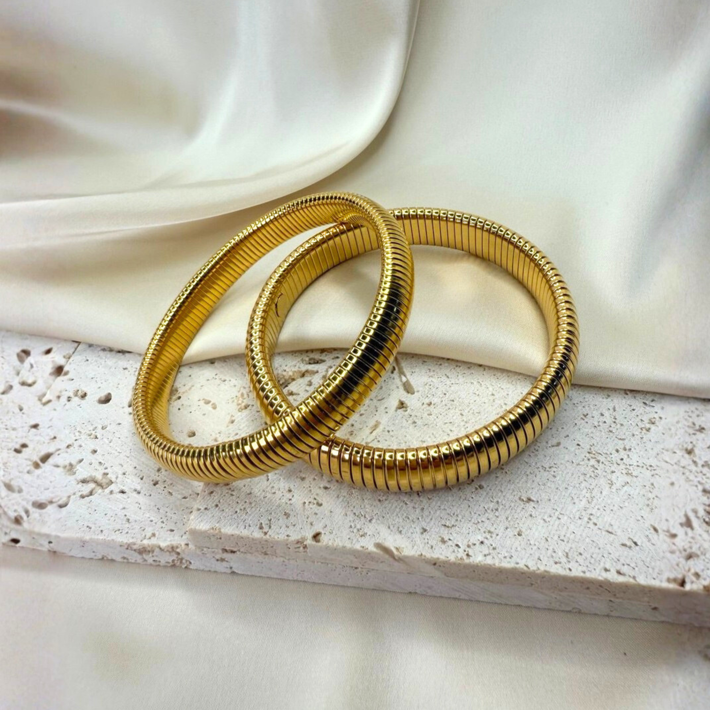 Serpentine Coil Bangle