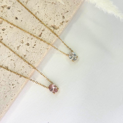 The Oval Solitaire Charm