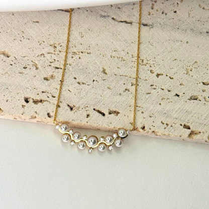 Pearl Wave Necklace