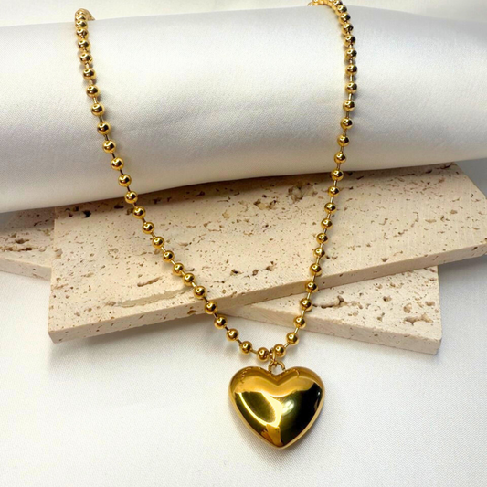 Puffy Heart Necklace