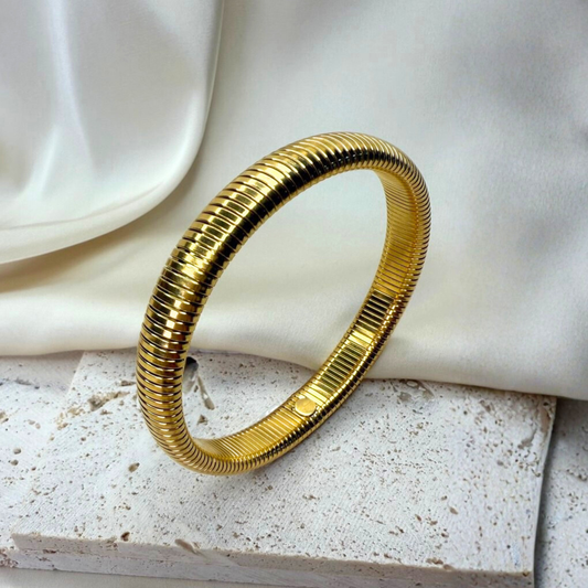 Serpentine Coil Bangle