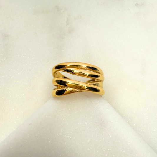 Interlace Coil Ring