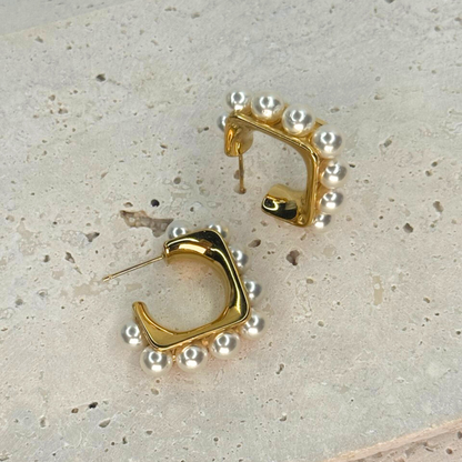 The Square Muse Hoops