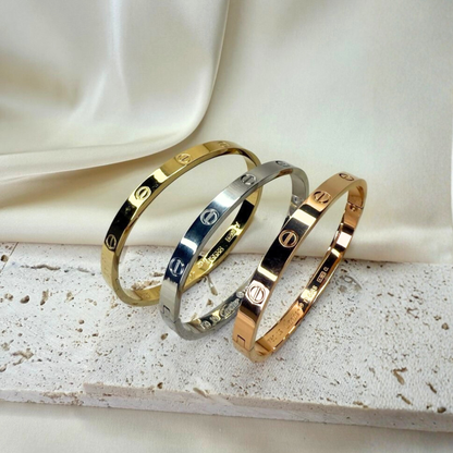 Lock & Key Bangle