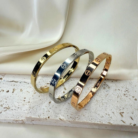 Lock & Key Bangle