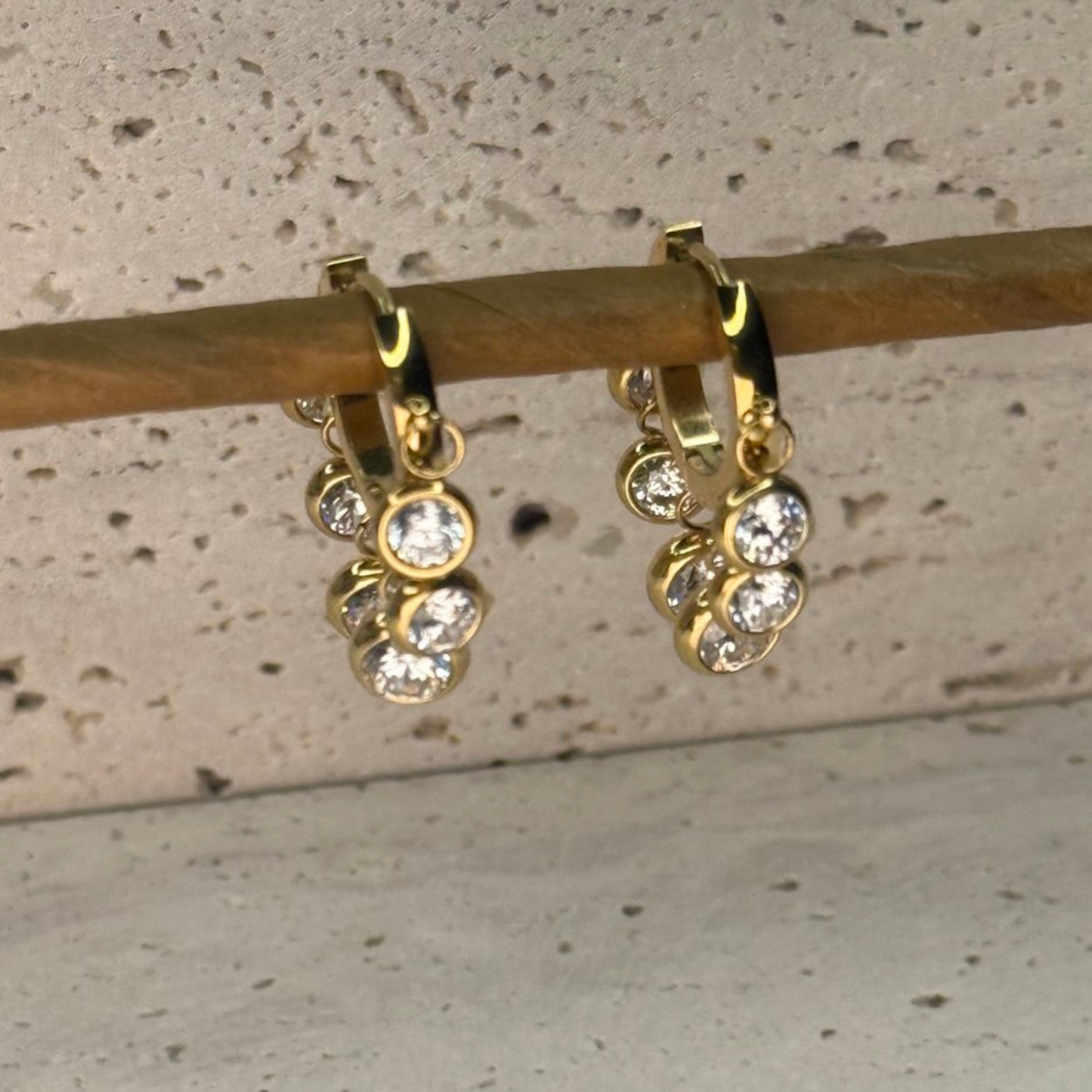 The Celestial Glint Hoops