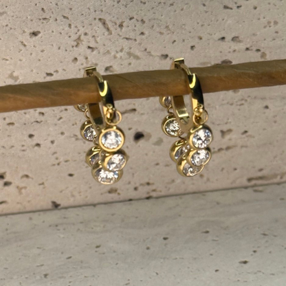 The Celestial Glint Hoops