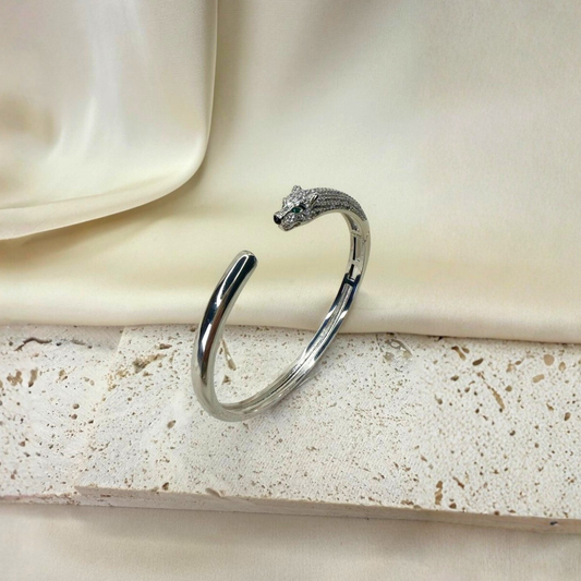 Glimmering Panther Cuff