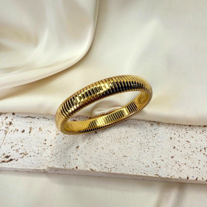 Sleek Serpent Bangle