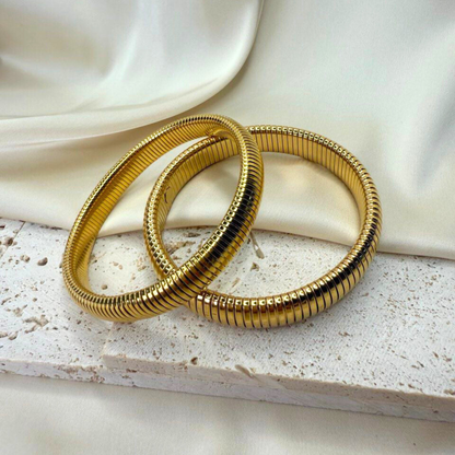 Sleek Serpent Bangle