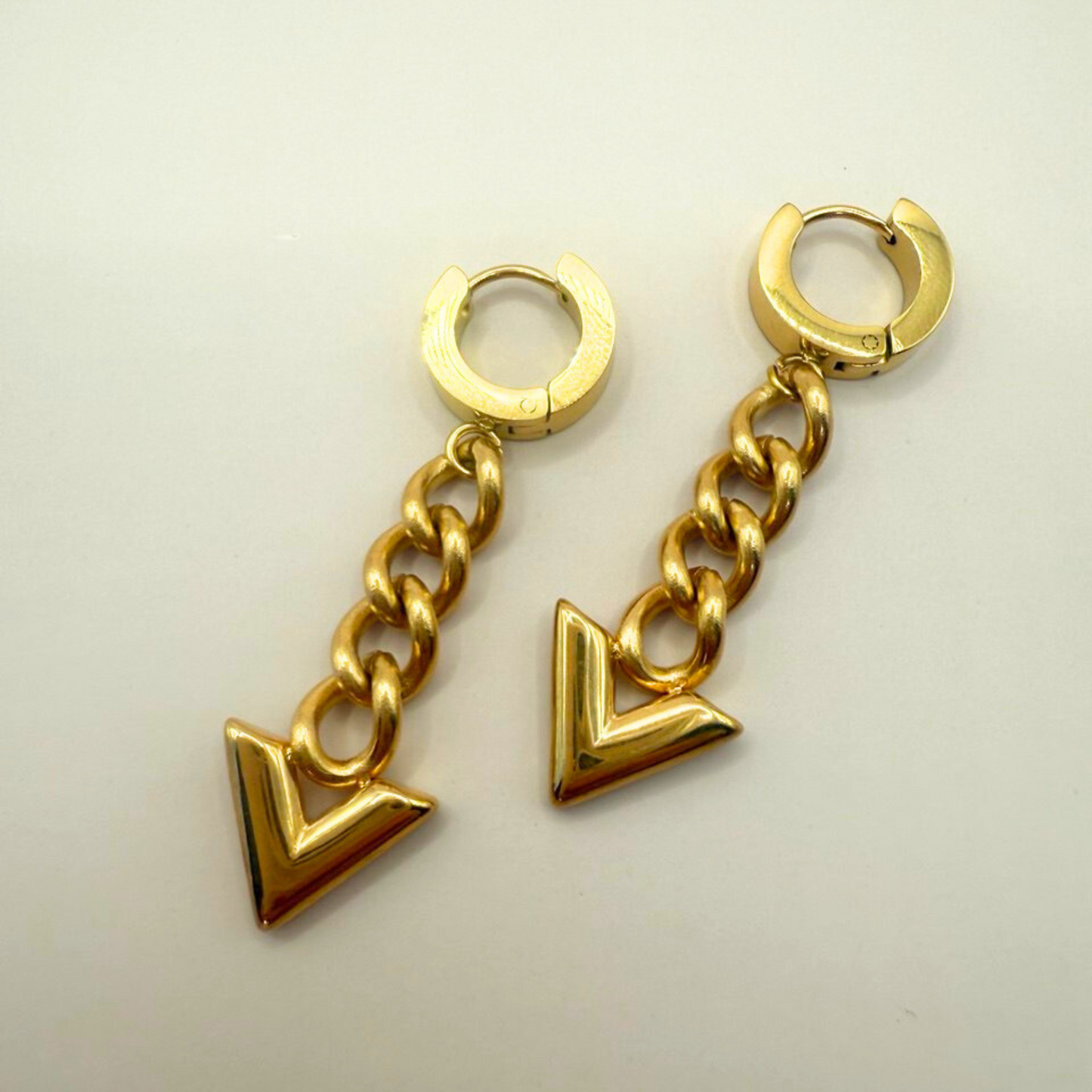 V-Chain Earrings