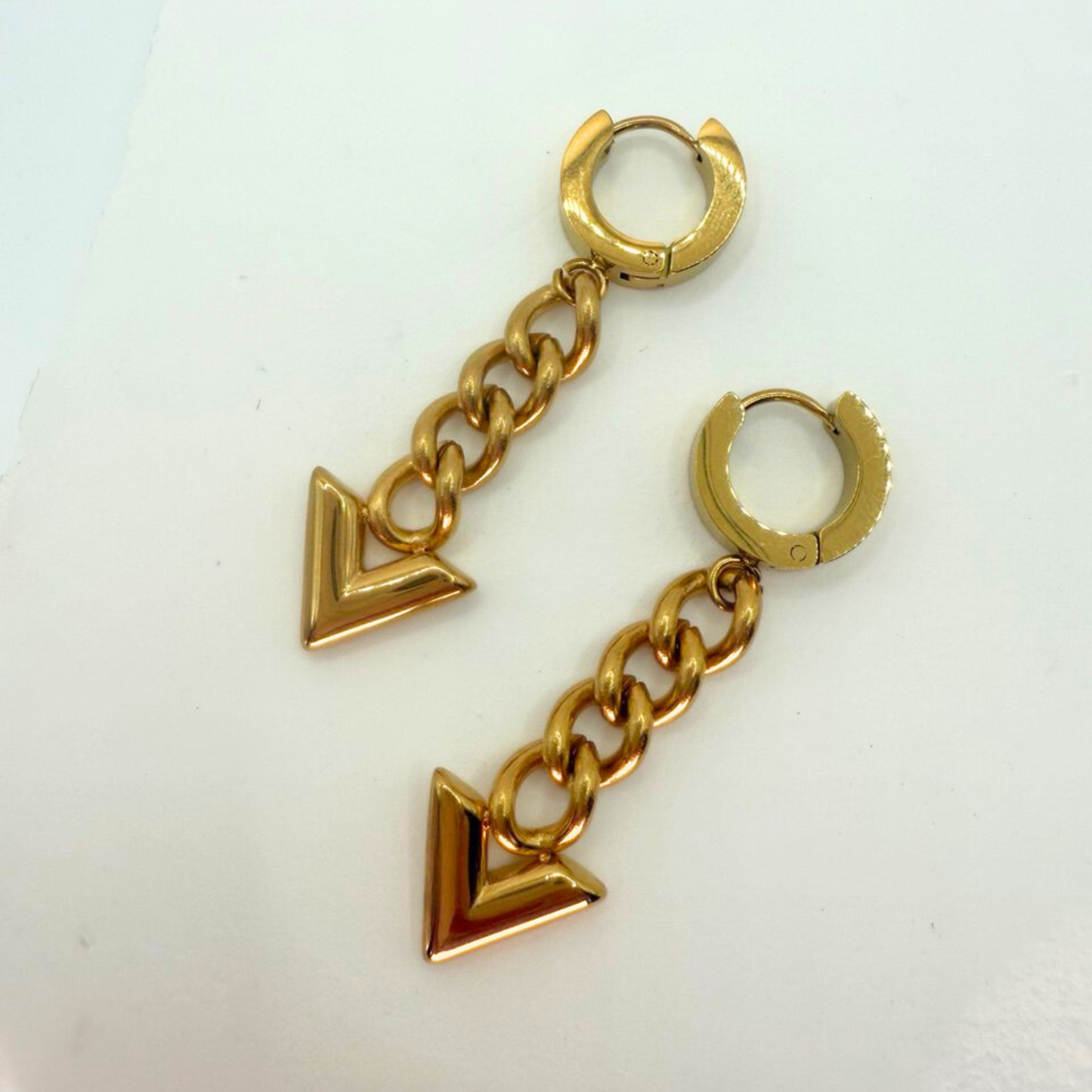 V-Chain Earrings