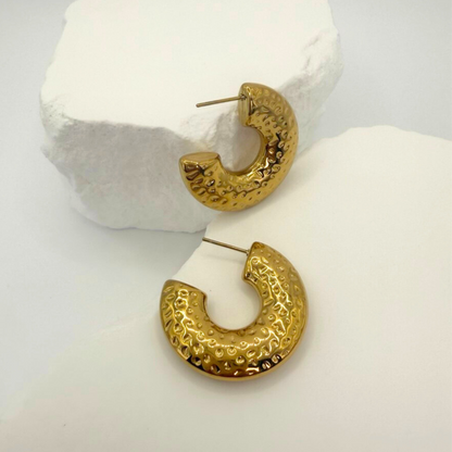 Hammered Hoops