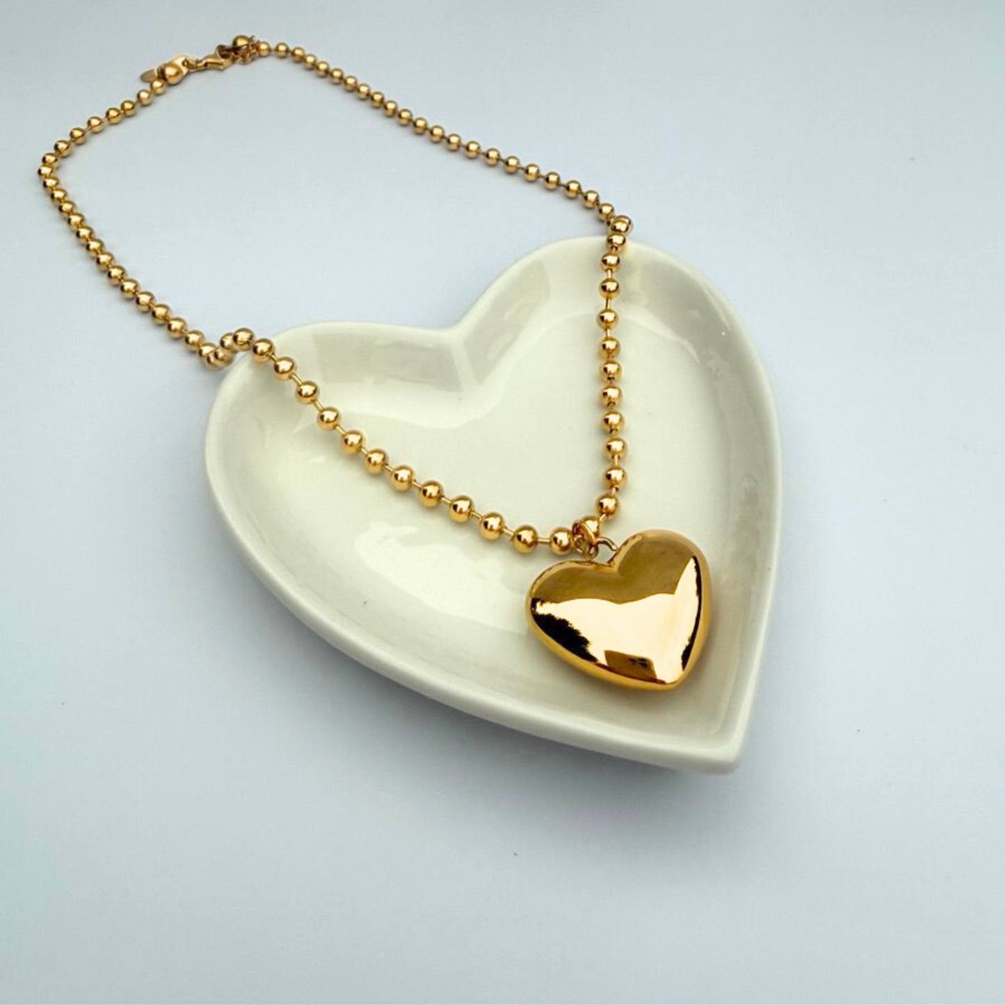 Puffy Heart Necklace