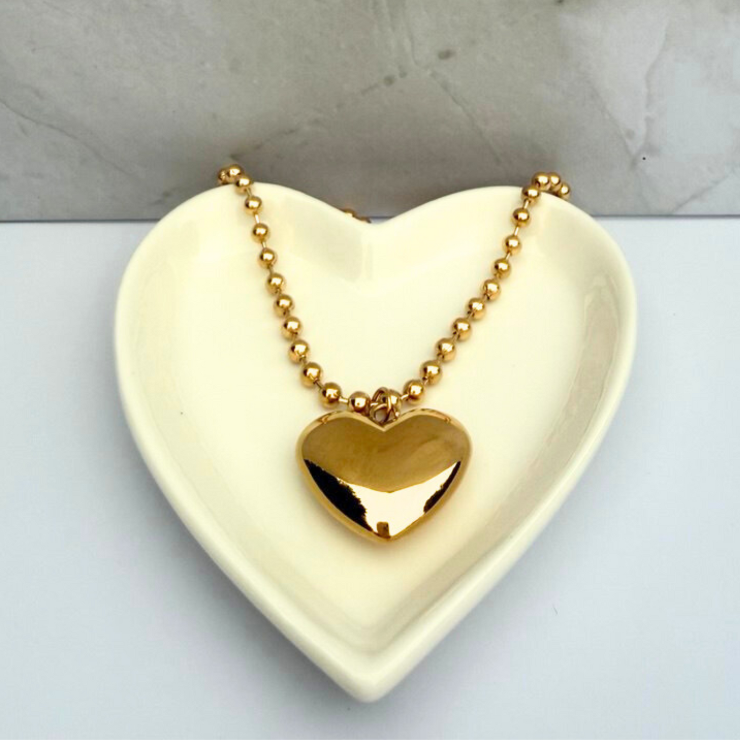 Puffy Heart Necklace
