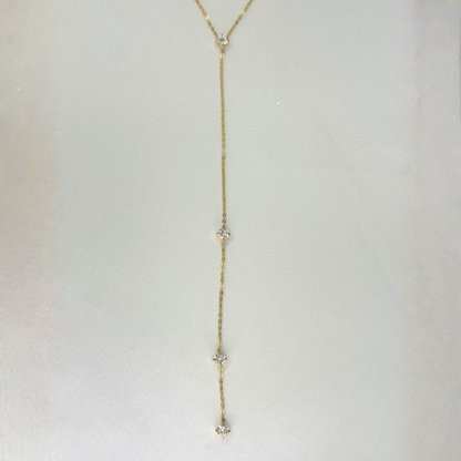 Floating Gem Lariat