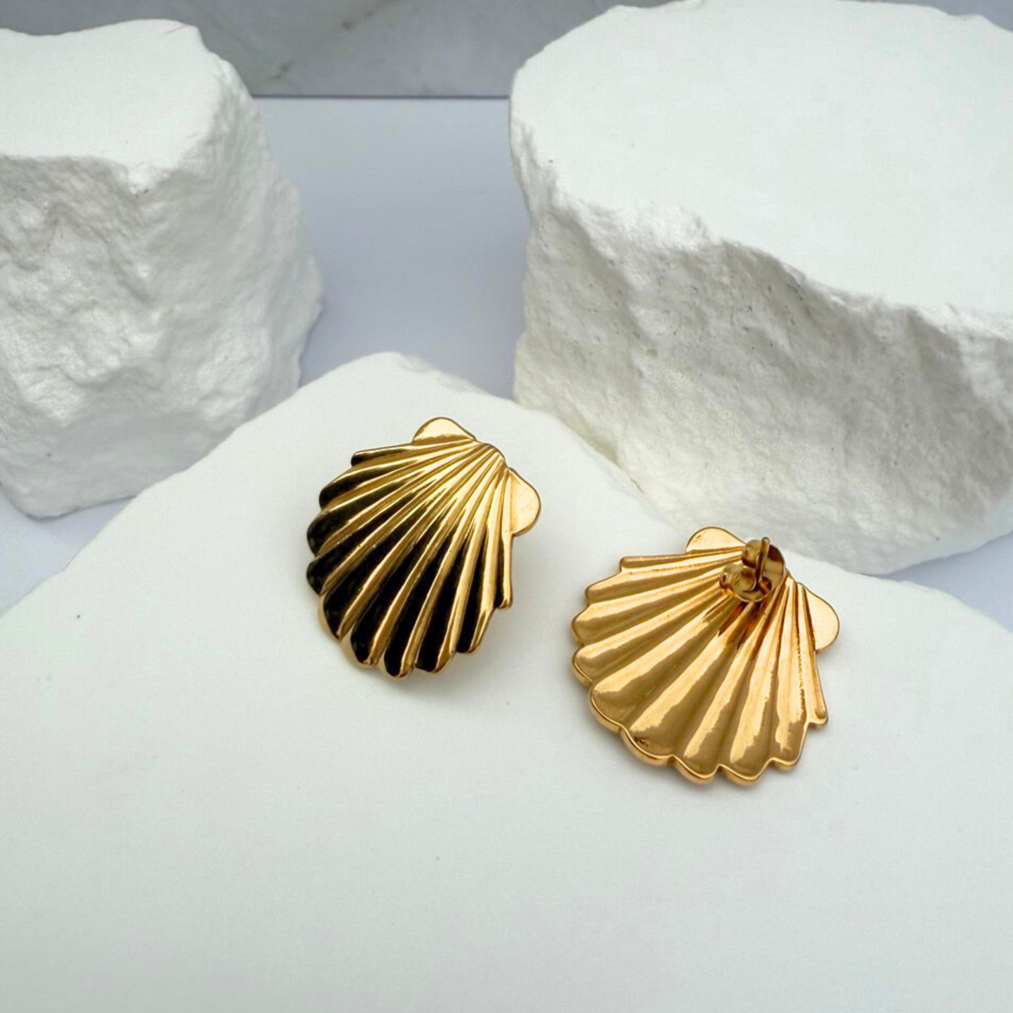 Seashell Studs