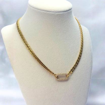 Diamond Cut Link Necklace