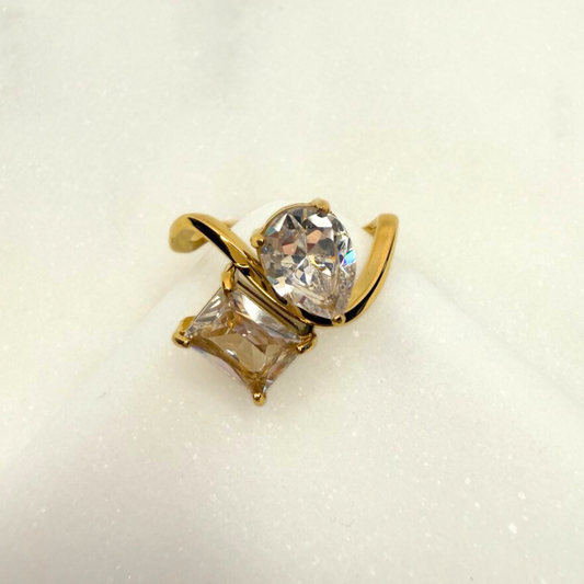 Duo-Cut Crossover Ring