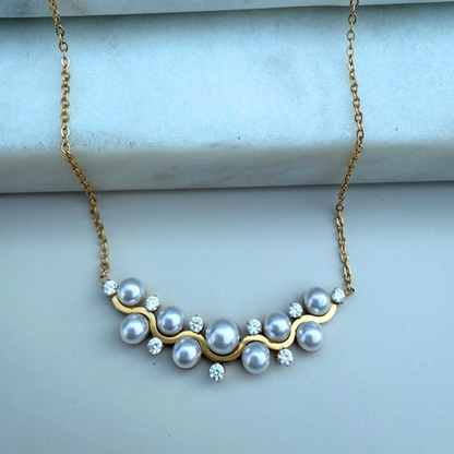 Pearl Wave Necklace