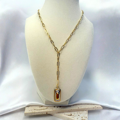 Paperclip Drop Lariat